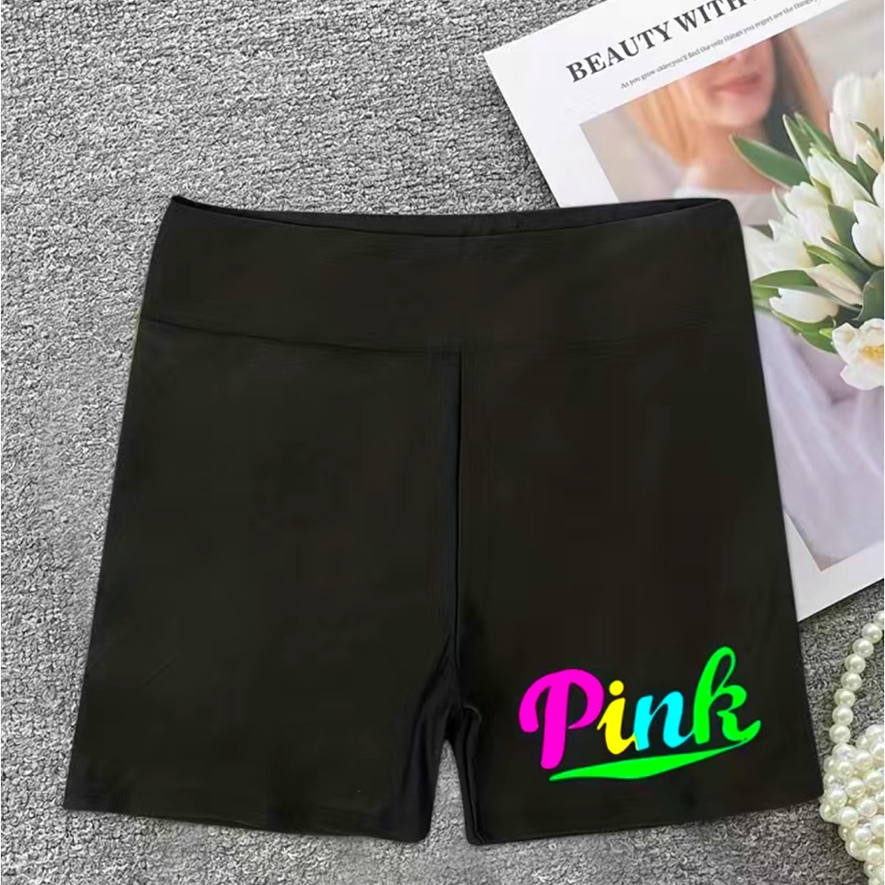 nwot biker shorts - yogo shorts with high waist.
